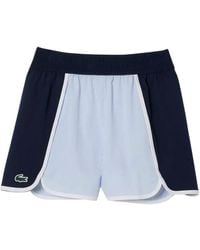 Lacoste - Diamond Taffeta Stretch Sport Shorts - Lyst