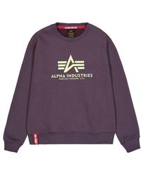 Alpha Industries - Basic Big Logo Sweatshirt - Lyst
