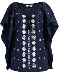 Usha - Poncho Marine - Lyst