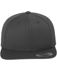 Flexfit - "Classic" Snapback Mütze Für Herren/Damen (Dunkelgrau) - Lyst