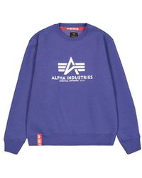 Alpha Industries - Basic Big Logo Sweatshirt - Lyst