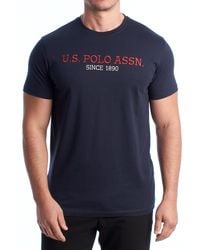 U.S. POLO ASSN. - Cotton Short Sleeve T-Shirt Us42154022 - Lyst