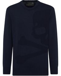 Philipp Plein - Rundhalspullover Skull&Bones - Lyst
