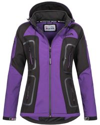 Arctic Seven - Damen Softshell Jacke Lila - Lyst
