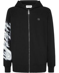 Philipp Plein - Zip Hoodie Blur Signature - Lyst