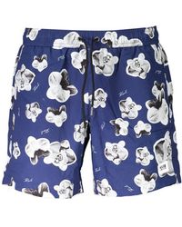 KARL LAGERFELD - Polyester Zwem Boxer - Lyst