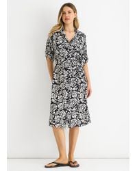 Gini London - Button Through Belted Shirt Midi Dress - Lyst