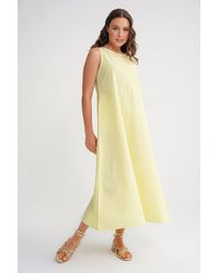 MixRay - Relaxed Fit Maxi Dress With Pockets - Lyst