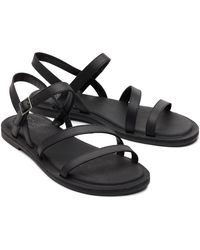 TOMS - Kira Leather Sandals - Lyst