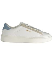 Gas - Weiße Polyurethan Herren Sneaker - Lyst