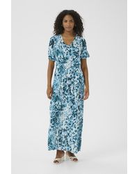 Kaffe - Jurk Regular Fit Leopard Print - Lyst