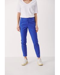 Part Two - Casual Hose Gerade Passform Bluing - Lyst