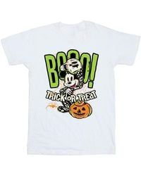 Disney - Boo Trick Or Treat Mickey Mouse Cotton T-Shirt - Lyst