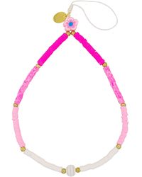 Fashionbox - Armband Mit Vinylplättchen/Weiss 1 Blütenelement - Lyst