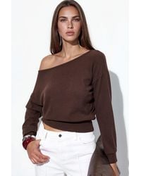Busem - Cropped Crew Neck Sweatshirt - Lyst