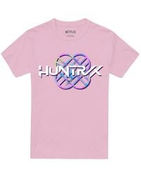 K-Pop Demon Hunters - Adult Huntr/X Pastel Logo T-Shirt (Light) - Lyst