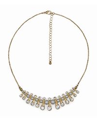 Steuer - Modeschmuck Collierkette Collier Mit Perlen - Lyst