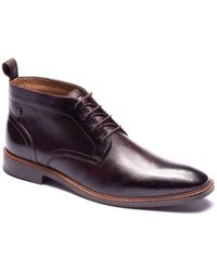 Base London - Belgrave Leather Washed Ankle Boots - Lyst