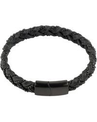 Zeeme - Stainless Steel Armband Edelstahl/Pvd - Lyst