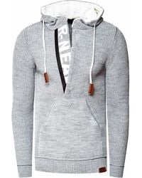 Rusty Neal - 1/2 Zip Chunky Slim Fit Hoodie - Lyst