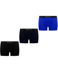 Nicce London - 3-Pack Alesi Multicoloured Boxer Shorts - Lyst