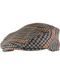 Sock Snob - Vintage Houndstooth Plaid Wool Blend Newsboy Flat Ivy Cap Hat - Lyst