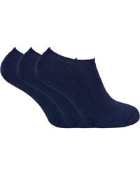Sock Snob - 3 Pairs Thick Cushioned Low Cut Ankle Thermal Trainer Socks - Lyst