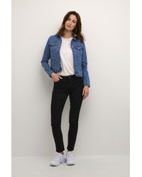 Kaffe - Jas Regular Fit Medium Denim - Lyst