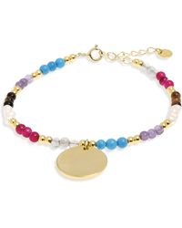 Luxenter - 925 Sterling Silber Armband Mit Mehrfarbigem Kristall - Lyst