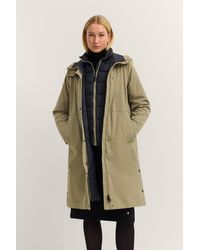 Bugatti - Damen Regenparka Waterafstotend, Capuchon, Vestinzetstuk - Lyst