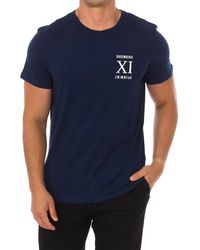 Bikkembergs - T-Shirt Met Korte Mouwen En Ronde Hals Bkk1Mts05 - Lyst