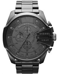 DIESEL - Mega Chief Gun Watch Dz4282 - Lyst
