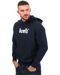 Levi's - Kapuzenpullover Für Herren (Dunkelblau) - Lyst