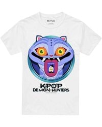 K-Pop Demon Hunters - Adult Save The Date Derpy Tiger Cartoon T-Shirt - Lyst