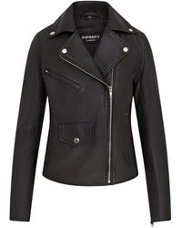 Infinity Leather - Classic Brando Biker Jacket - Lyst