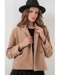 Bigdart - Textured Double Breasted Jacket - Lyst