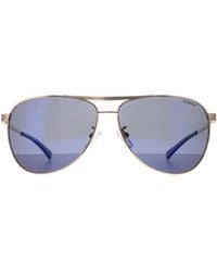 Polaroid - Aviator Mirror Polarized Pld 2160/G/S/X - Lyst