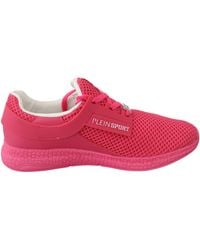 Philipp Plein - Fuxia Beetroot Polyester Runner Becky Sneakers Shoes - Lyst