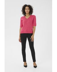Kaffe - Pullover Regular Fit Berry - Lyst