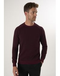 Felix Hardy - Pullover Basic-Pullover Mit Rundhalsausschnitt - Lyst