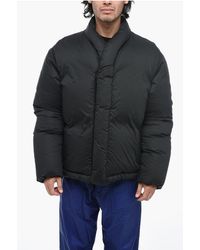 Ambush - Oversized Kimono-donsjas Met Manchetten In Zwart - Lyst