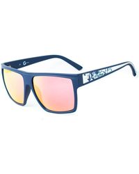 Guess - Blue Resin Sunglasses - Lyst