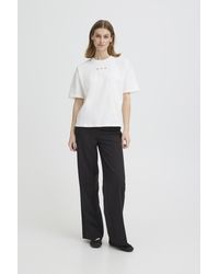 Ichi - Kurzarm-Bluse Ihpetro Kurzarm-Bluse Oversize Fit - Lyst