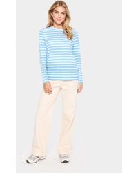 Saint Tropez - T-shirt Regular Fit All Aboard Blue White - Lyst