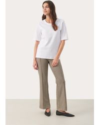 Part Two - T-shirt Regular Fit Bright White - Lyst