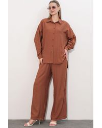 Bigdart - Textured Button-Up Long Sleeve Shirt - Lyst