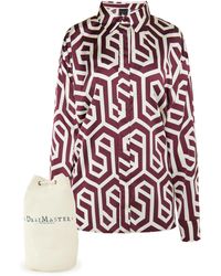 Dreimaster - Hemdbluse + Shopping Bag - Lyst