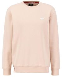 Alpha Industries - Basic Small Logo Sweatshirt - Lyst