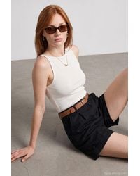 Dilvin - Ribbed Halterneck Sleeveless Blouse - Lyst
