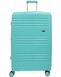Infinity Leather - Hard Shell Cabin Suitcase 4 Wheel Luggage Tsa Bag - Lyst